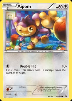 2012 Dragons Exalted Aipom #99