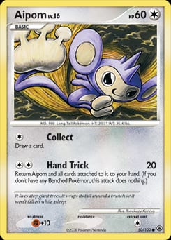 2008 Majestic Dawn Aipom #50 card