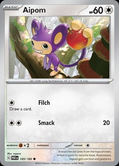 Paradox Rift Aipom #145 card