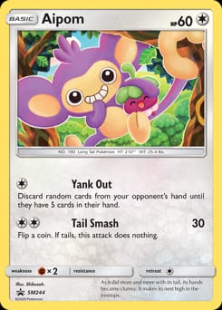 SM Black Star Promos Aipom #SM244 card