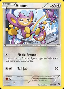 Steam Siege Aipom #90 card