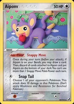 2005 Unseen Forces Aipom #34