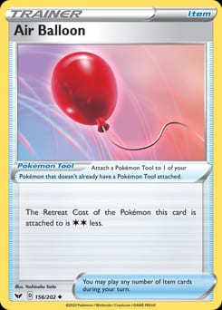 Sword & Shield Air Balloon #156 card