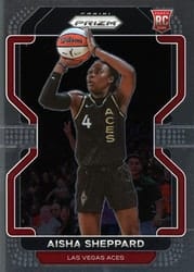 2022 Panini Prizm WNBA Base Set Aisha Sheppard #105 card