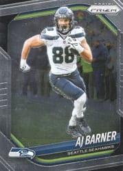 2025 Panini Prizm Base Set AJ Barner #297 card