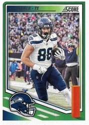 2025 Score Base Set AJ Barner #82 card