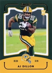 2020 Panini Chronicles Classics AJ Dillon #CL-33 card