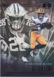 2020 Panini Illusions Base Set AJ Dillon #26 card