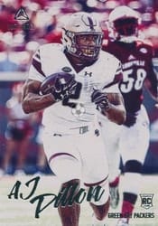 2020 Panini Luminance Base Set AJ Dillon #156 card