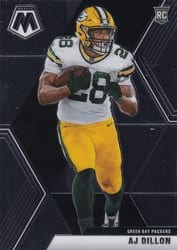 2020 Panini Mosaic Base Set AJ Dillon #226 card