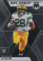 2020 Panini Mosaic Base Set AJ Dillon #279 card