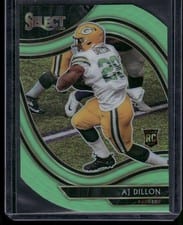 2020 Panini Select AJ Dillon #365 card