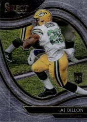 2020 Panini Select Base Set AJ Dillon #365 card