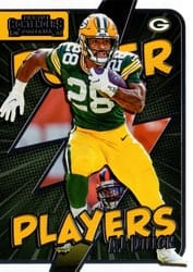 2022 Panini Contenders Power Players AJ Dillon #PWR-AJD card