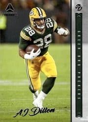 2022 Panini Luminance Base Set AJ Dillon #33 card