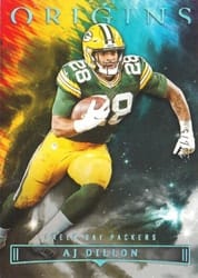 2022 Panini Origins Base Set AJ Dillon #37 card