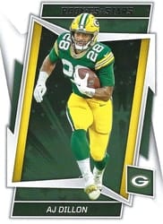 2022 Panini Rookies & Stars Base Set AJ Dillon #38 card