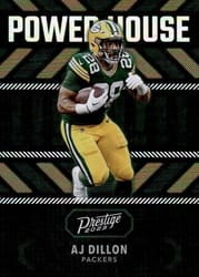 2023 Panini Prestige Power House AJ Dillon #17 card