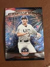 2026 Panini Stars and Stripes Prizm USA Fireworks AJ Gracia #14 card
