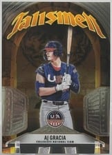 2026 Panini Stars & Stripes Prizm Talismen AJ Gracia #19 card
