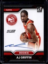 2022-23 Donruss Next Day Autographs AJ Griffin #ND-AJG card