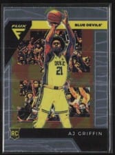 2022 Panini Chronicles Draft Picks Flux AJ Griffin #5 card