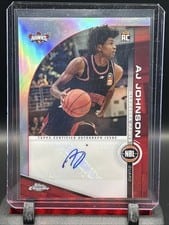 2023-24 Topps Chrome NBL NBL Autographs AJ Johnson #A-AJJ card