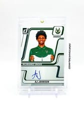 2024-25 Donruss Next Day Autographs AJ Johnson #NDA-AJM card
