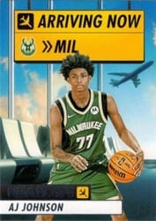 2024-25 Hoops Arriving Now AJ Johnson #19 card