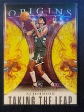 2024-25 Panini Origins Taking the Leap Set AJ Johnson #21 card