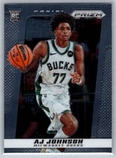 2024-25 Panini Prizm Deca Base Set AJ Johnson #154 card