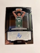 2024-25 Panini Prizm Rookie Penmanship AJ Johnson #RPE-AJJ card