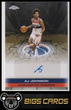 2025-26 Topps Chrome Topps Autograph Issue Veterans AJ Johnson #TAU-AJJ card