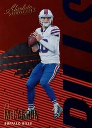 2018 Panini Absolute Base Set AJ McCarron #10 card
