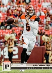 2018 Panini Base Set AJ McCarron #30 card