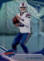2018 Panini Phoenix Base Set AJ McCarron #10 card