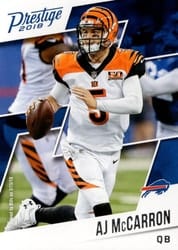 2018 Panini Prestige Base Set AJ McCarron #13 card