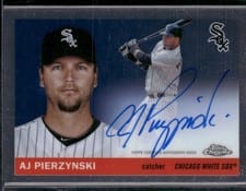 2025 Topps Chrome Platinum Autographs AJ Pierzynski #CPA-API card