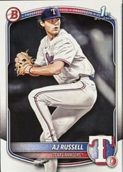 2025 Bowman Draft Base Set AJ Russell #BD-51 card