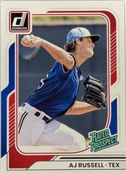 2026 Donruss Base Set AJ Russell #106 card