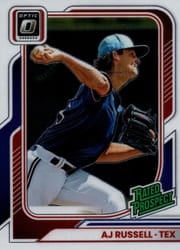 2026 Donruss Optic AJ Russell #106 card