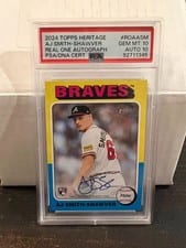 2024 Topps Heritage Real One Autograph AJ Smith-Shawver #ROA-ASM