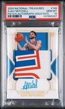 2024 Panini National Treasures Ajay Mitchell #148 card