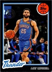 2025-26 Topps 1980-81 Topps Basketball Ajay Mitchell #80BK-12 card