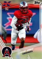 2020 Topps XFL Base Set Ajene Harris #61 card