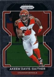 2021 Panini Prizm Base Set Akeem Davis-Gaither #275 card