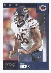 2020 Score Base Set Akiem Hicks #214 card