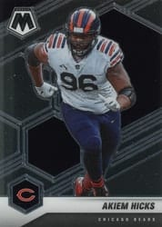 2021 Panini Mosaic Base Set Akiem Hicks #45 card