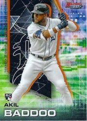 2021 Bowman's Best Base Set Akil Baddoo #37 card