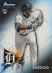 2021 Bowman Sterling Base Set Akil Baddoo #BSR-93 card